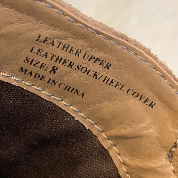 Restricted Suede Fringe Pull On Booties Size 8 - Picture 7 of 10